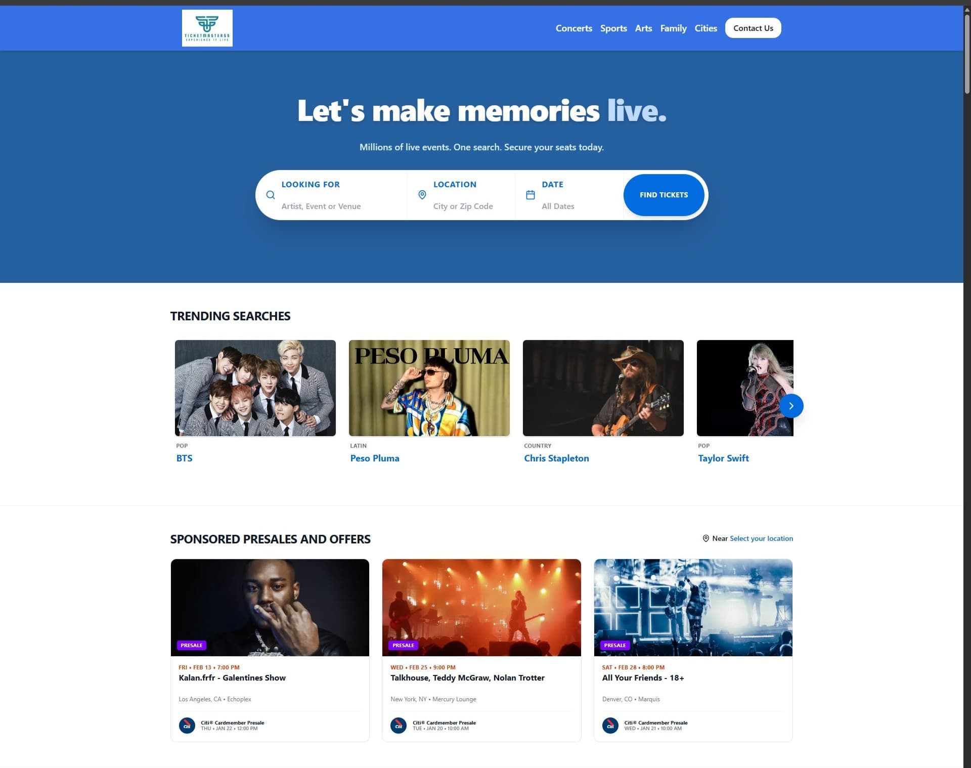 Event Booking Funnel